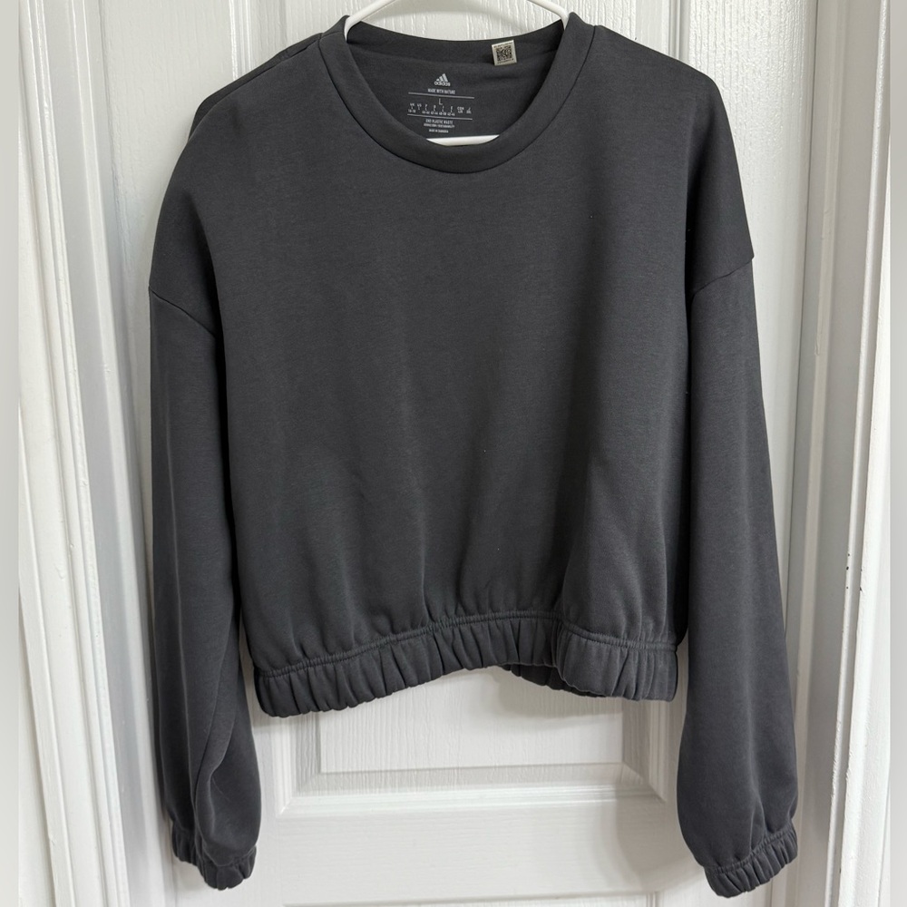 Cropped adidas hoodie